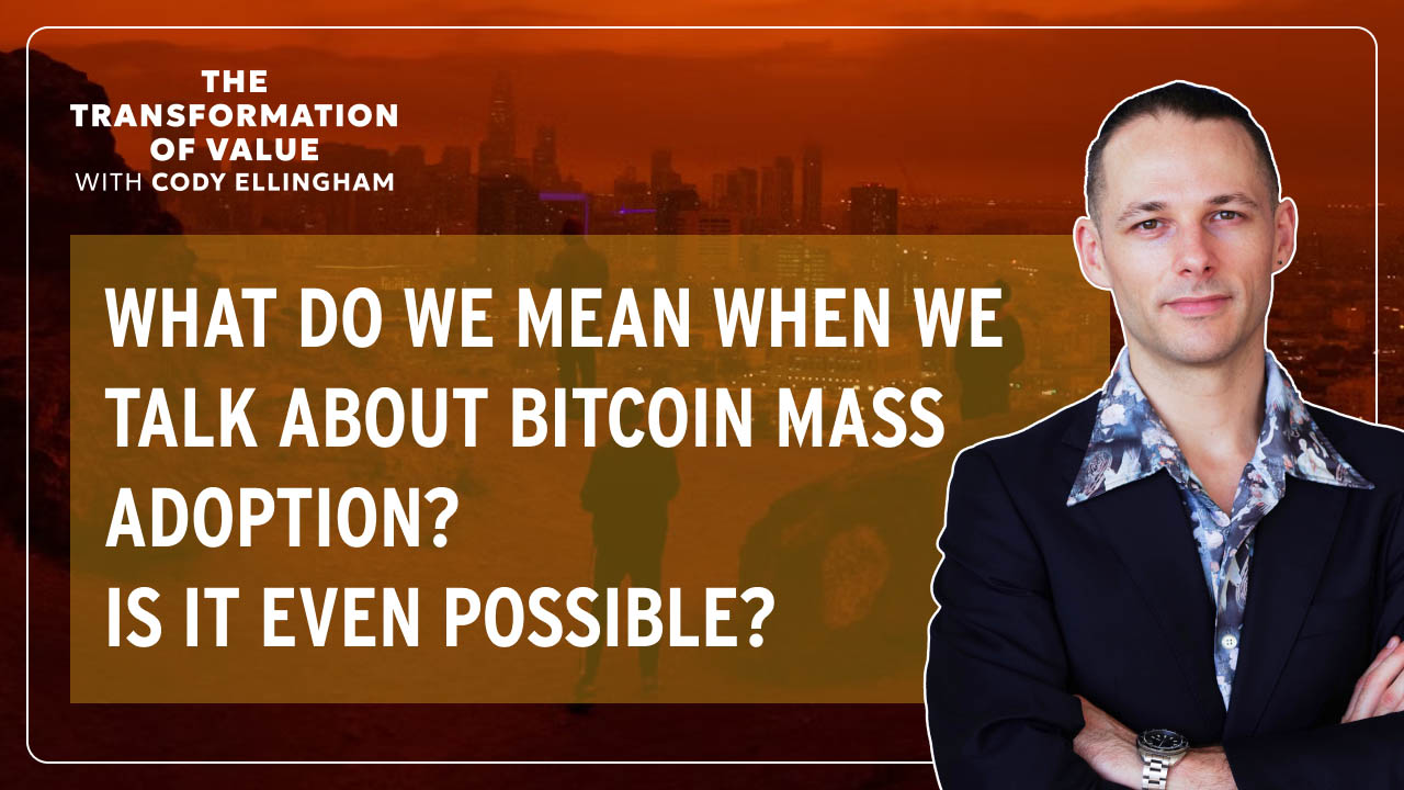 Bitcoin Mass Adoption Vs Parallel Resistance
